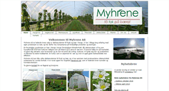 Desktop Screenshot of myhrene.no